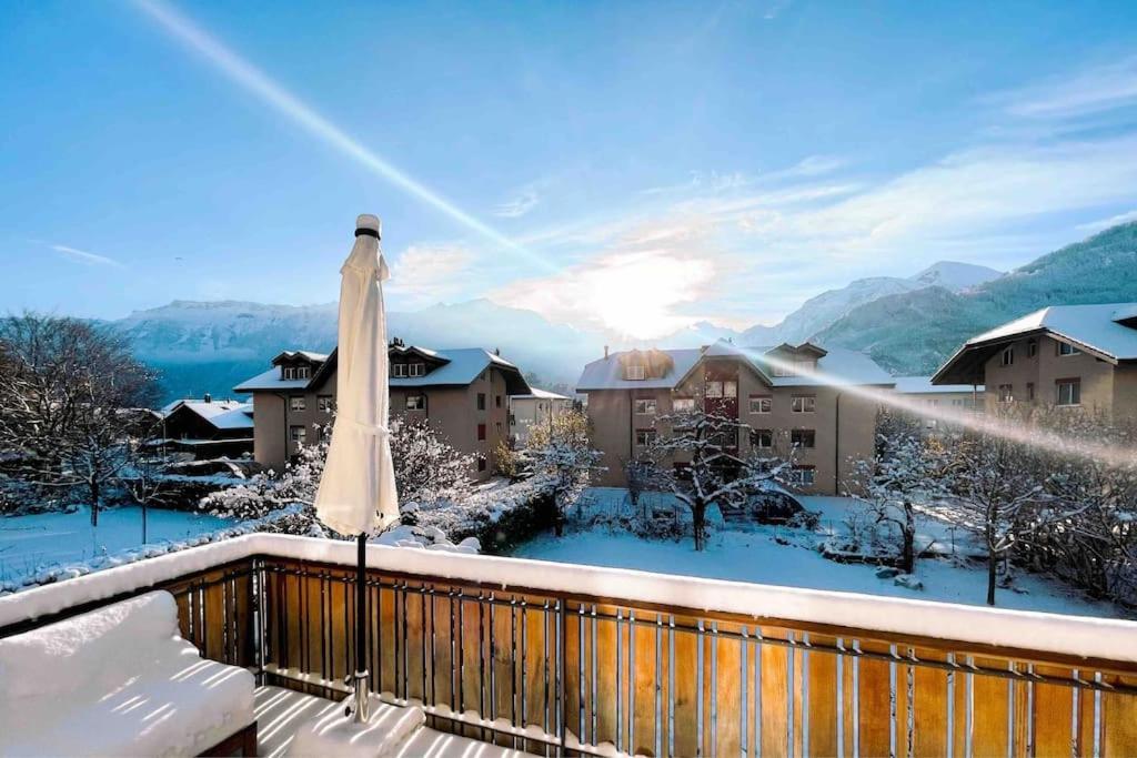 -The Urbanist- Mountainview Parking Garden 3Bd Vila Unterseen Exterior foto