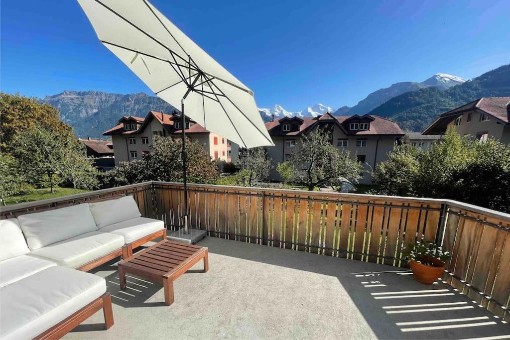 -The Urbanist- Mountainview Parking Garden 3Bd Vila Unterseen Exterior foto